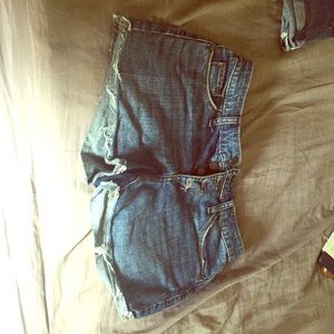 Denim shorts